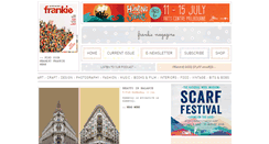 Desktop Screenshot of frankie.com.au